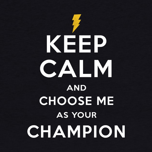 Choose me as champion by ianromieonaartworks